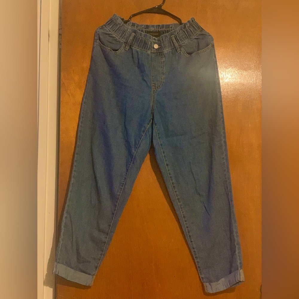 Banana Republic Elastic Waist Ankle Jean